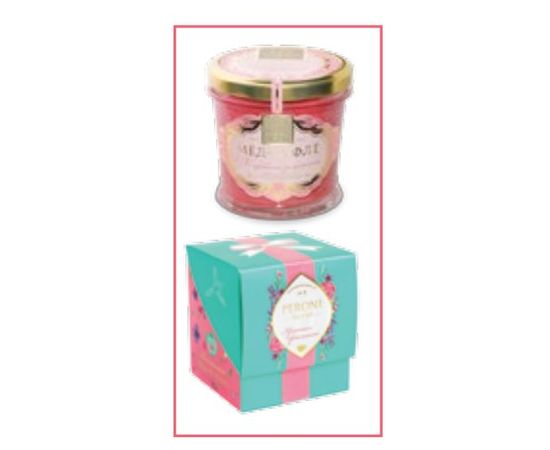 Набор Комплимент №2 (Мёд-суфле 250г + чай 60г), Peroni Honey, фото 1