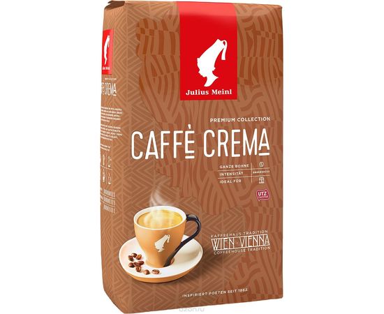 Кофе Crema Premium Collection, зерно, 1000 г, Julius Meinl, фото 1