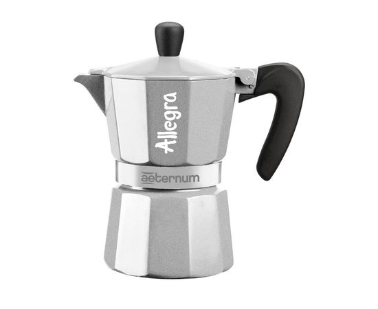 Гейзерная кофеварка Allegra Silver R, 6018, на 6 чашек, Bialetti, фото 1