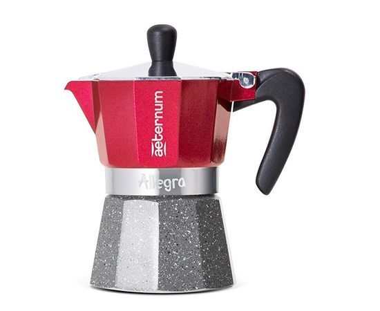 Гейзерная кофеварка Aeternum Allegra Petra Rouge R, 5693, на 6 чашек, Bialetti, фото 1