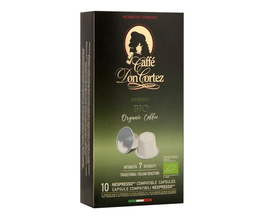 Кофе в капсулах DON CORTEZ (N) BIO, 10 шт., Carraro, фото 1