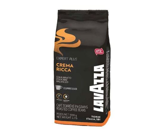 Кофе в зернах «Crema Ricca», 1 кг, Lavazza, фото 1