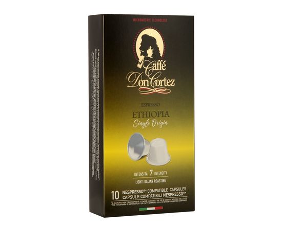 Кофе в капсулах DON CORTEZ (N) ETHIOPIA, 10 шт., Carraro, фото 1