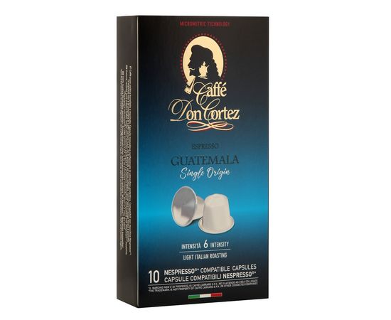 Кофе в капсулах DON CORTEZ (N) GUATEMALA, 10 шт., Carraro, фото 1