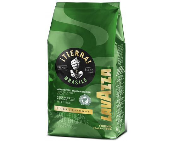 Кофе в зернах «Tierra Brazil», 1 кг, Lavazza, фото 1