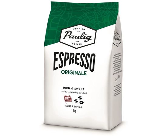 Кофе в зернах Espresso Originale, 1 кг, Paulig, фото 1