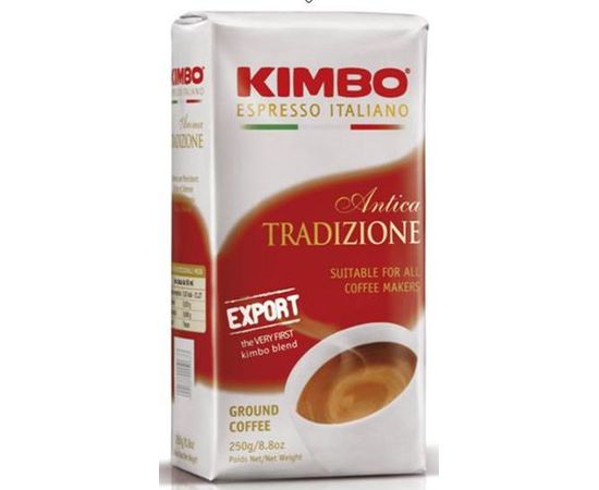 Кофе молотый Export, 250 г, KIMBO, фото 1