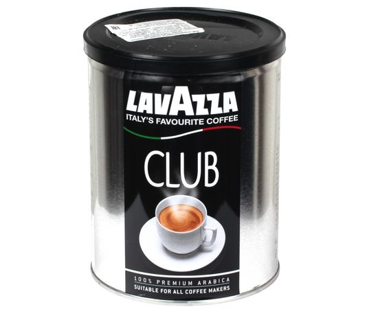 Молотый кофе Club, жестяная банка 250 г, Lavazza, фото 1