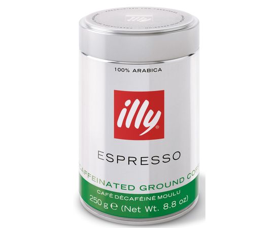 Кофе молотый без кофеина, 250 г, Illy, фото 1