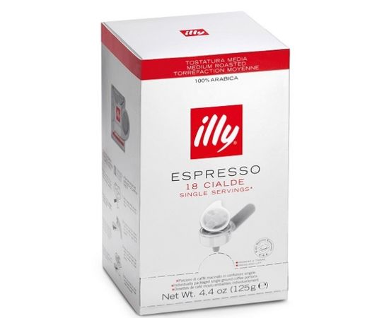 Кофе в чалдах средней обжарки, 18 монодоз, 125 г, Illy, фото 1