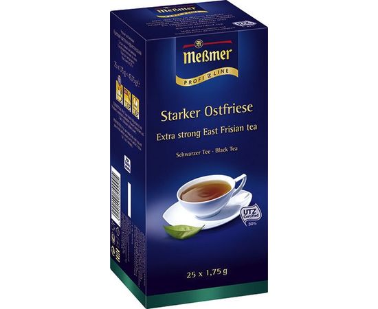 Чай черный пакетированный Восточно-фрисландский, 25х1.75 г, Messmer, фото 1