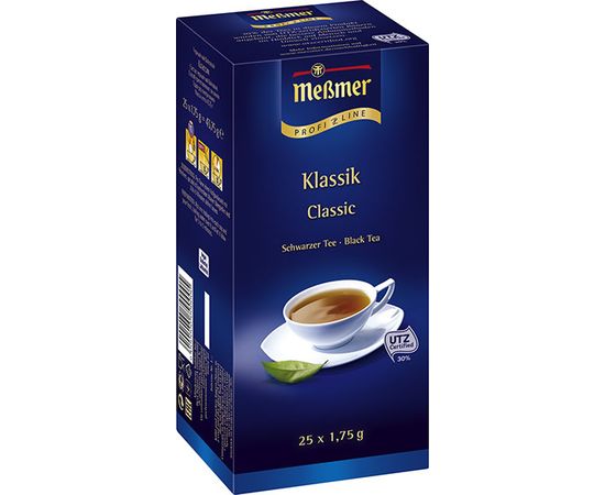 Чай черный пакетированный Классик, 25х2.5 г, Messmer, фото 1