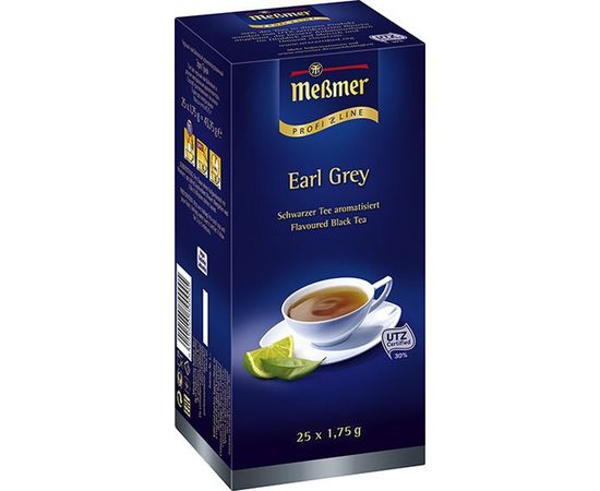 Чай черный пакетированный Эрл Грей, 25х1.75 г, Messmer, фото 1
