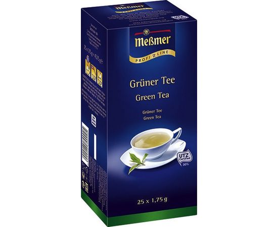 Чай зеленый пакетированный Зеленый чай, 25х1.75 г, Messmer, фото 1