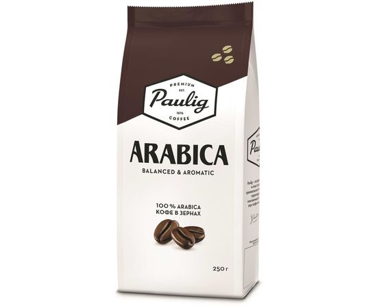 Кофе в зернах Arabica, 250 г, Paulig, фото 1