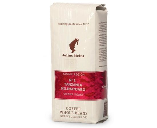 Кофе Tanzania Kilimanjaro №1, зерно, 250 г, Julius Meinl, фото 1