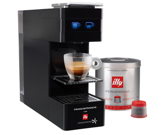 Кофеварка капельная Francis Francis Y3, черная, Illy, фото 1