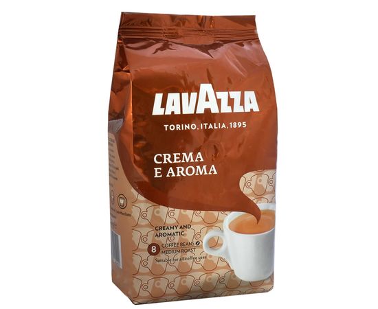 Кофе в зернах Crema e Aroma, 1 кг, Lavazza, фото 1