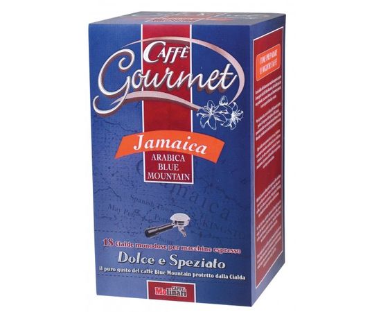 Кофе в чалдах Jamaica Blue Mountain, порционный, 100% арабика, картонная упаковка 7г.х18шт., Molinari, фото 1