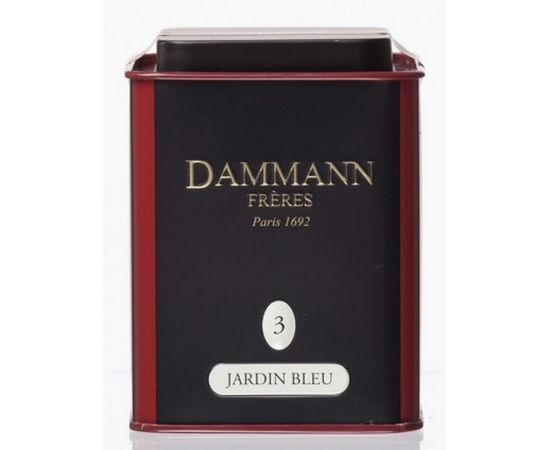 Чай черный ароматизированный №3 Голубой сад, жестяная банка 100 г, Dammann, фото 1