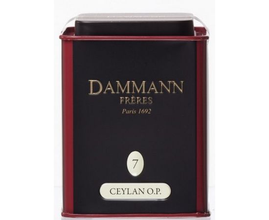 Чай черный №7 Цейлон О.Р., жестяная банка 100 г, Dammann, фото 1