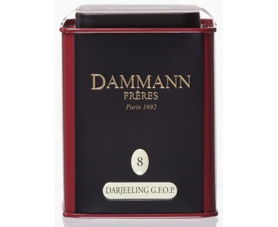 Чай черный №8 Дарджилинг GFOP, жестяная банка 100 г, Dammann, фото 1