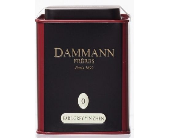 Чай черный ароматизированный №0 Эрл Грей Инь Жень, жестяная банка 100 г, Dammann, фото 1