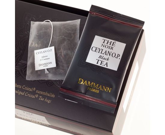 Чай черный Цейлон О.Р., картонная коробка 2х24 шт., 48 г, Dammann, фото 1