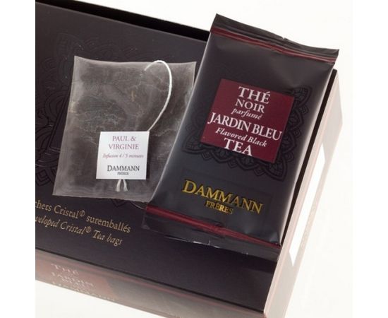 Чай черный Голубой сад, картонная коробка 2х24 шт., 48 г, Dammann, фото 1