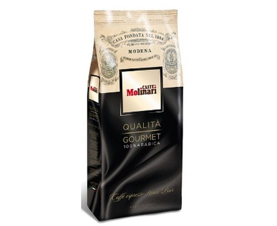 Кофе в зернах Gourmet, 100% арабика, пакет 1 кг, Molinari, фото 1