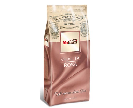 Кофе в зернах Rosa, 95% арабика/5% робуста, пакет 1 кг, Molinari, фото 1