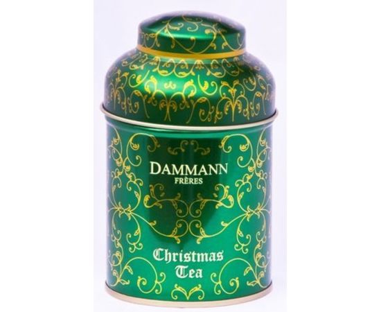 Чай зеленый "Рождественский", жестяная банка 100 г, Dammann, фото 1