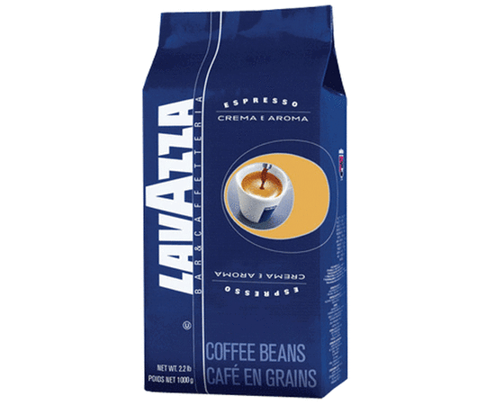 Кофе в зернах Crema e Aroma blue, пакет 1 кг, Lavazza, фото 1
