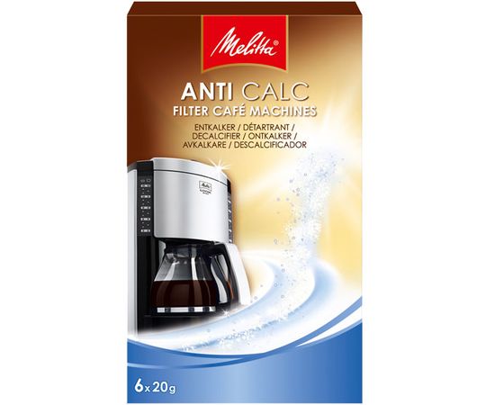 Очиститель от накипи для фильтр-кофеварок, 6х20 г, Melitta, фото 1