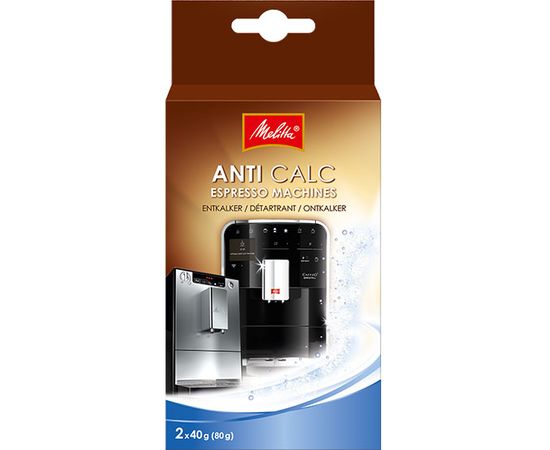 Очиститель от накипи для автоматических кофемашин, 2х40 г, Melitta, фото 1