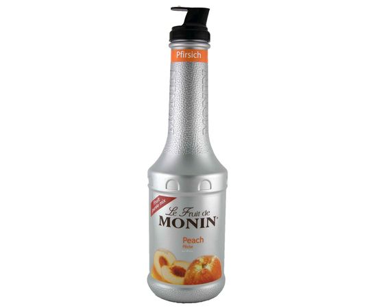 Концентрат на фруктовой основе ”Персик”, 1 л, d9 см, h32 см, пластик, Monin, фото 1