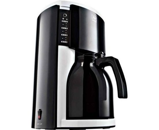 Кофеварка капельная Look III Therm de luxe, черно-серебристая, Melitta, фото 1