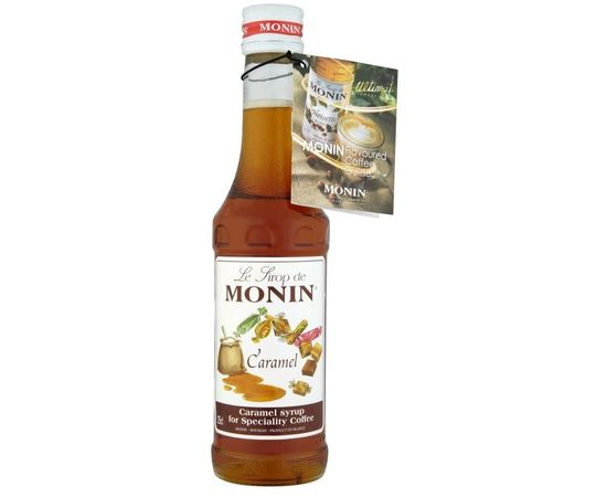 Сироп ”Карамель”, 50 мл, d3 см, h13.5 см, стекло, Monin, фото 1