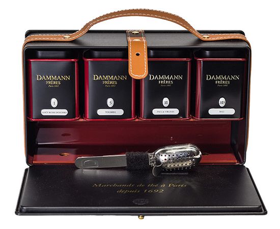 Подарочный набор "D-Case", жестяная коробка, Dammann, фото 1