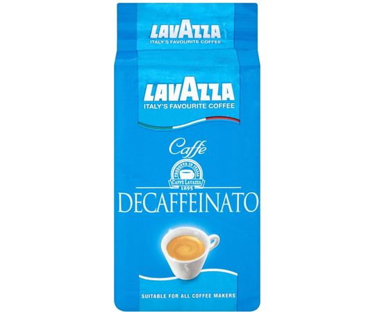 Молотый кофе Decaffeinato без кофеина, вакуумная упаковка 250 г, Lavazza, фото 1