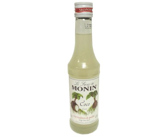 Сироп ”Кокос”, 50 мл, d3 см, h13.5 см, стекло, Monin, фото 1