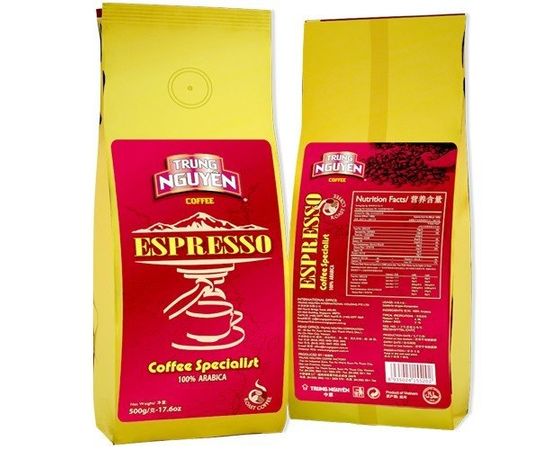 Кофе в зернах Espresso Specialist, 100% Арабика, 500 г, TRUNG NGUYEN, фото 1