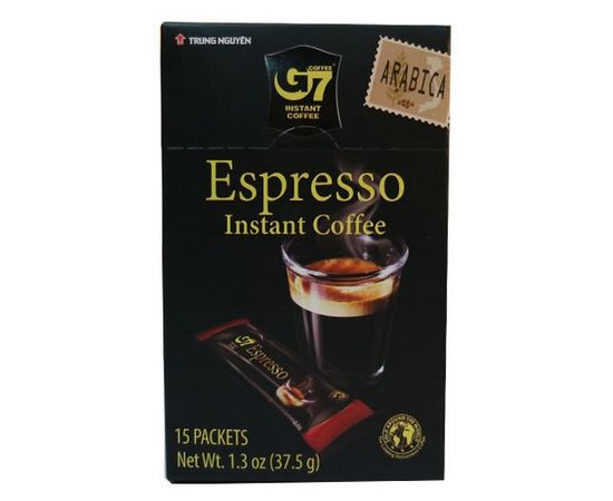 Кофе растворимый G7 Espresso, 2.5 г х 15 стиков, TRUNG NGUYEN, фото 1