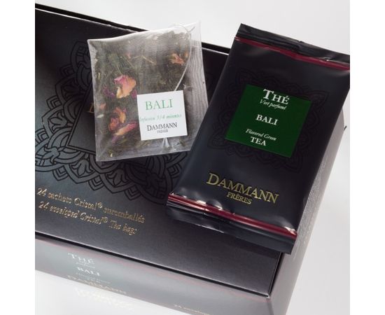 Чай зеленый Бали, картонная коробка 2х24 шт., 48 г, Dammann, фото 1