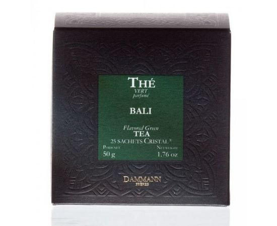 Чай зеленый Бали, картонная коробка 2х25 шт., 50 г, Dammann, фото 1
