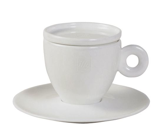 Чашка для эспрессо Бона Чина" с крышкой, 60 мл, фарфор, Illy, фото 1