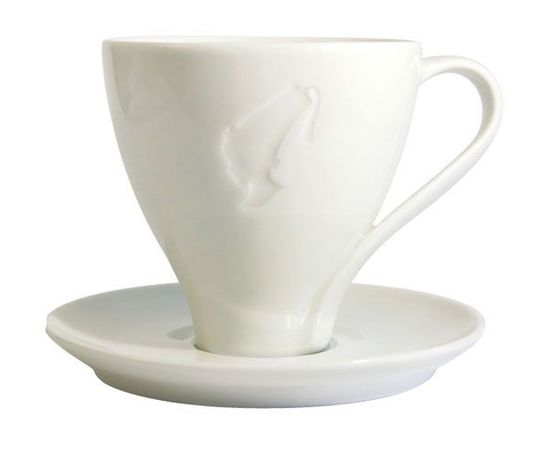 Чашка с блюдцем для эспрессо, слоновая кость, Julius Meinl, фото 1