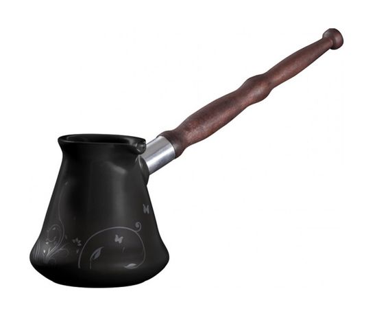 Керамическая турка с декором Ibriks, 240 мл, черная, Ceraflame, фото 1