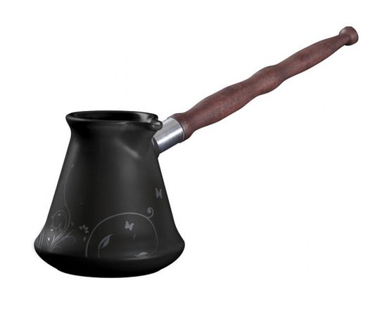 Керамическая турка с декором Ibriks, 350 мл, чёрная, Ceraflame, фото 1