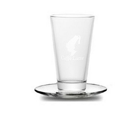 Стакан «Кофе наоборот» с блюдцем, прозрачный, стекло, Julius Meinl, фото 1